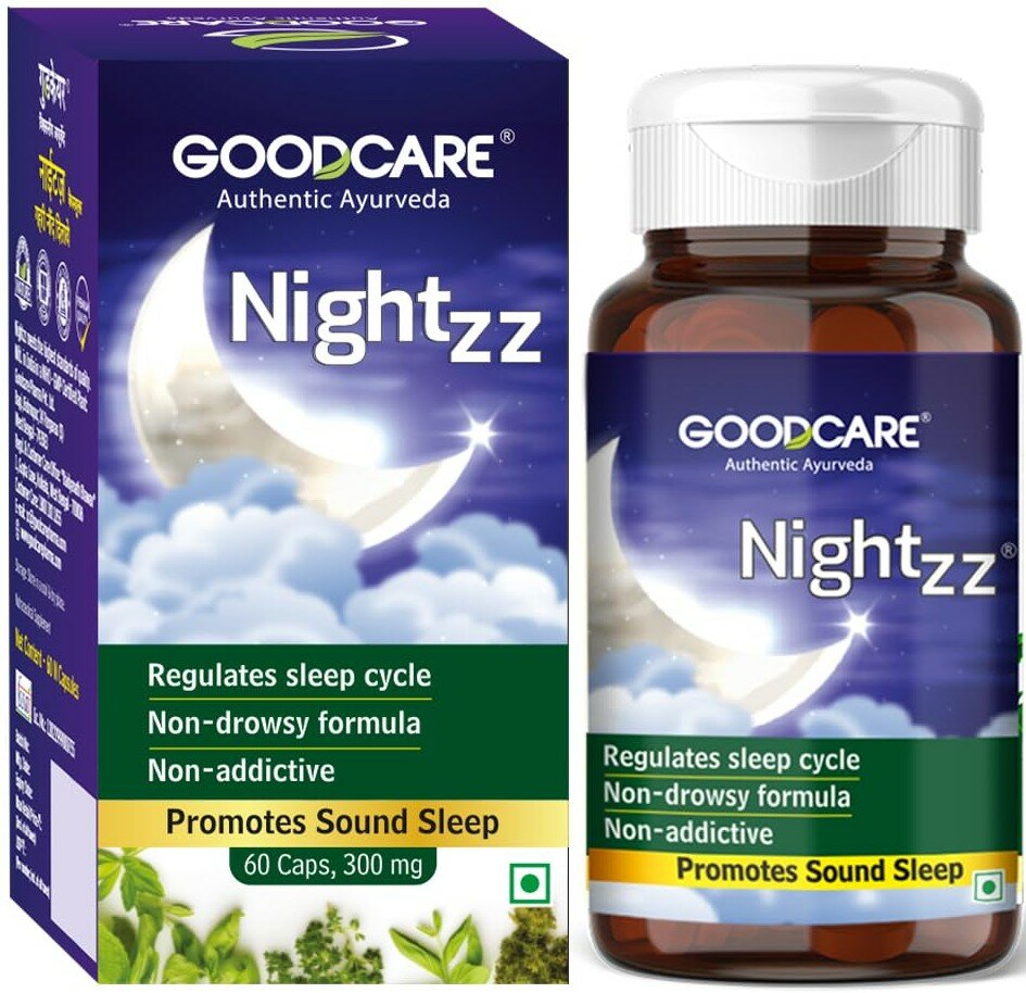 Найтз Гудкейр Байдьянат при бессоннице, беспокойстве Nightzz Goodcare Baidyanath 60 шт. фото