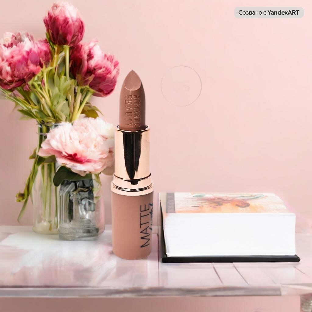 Помада "Matte Lipstick-Romantic Beauty", №05, матовая, стойкая