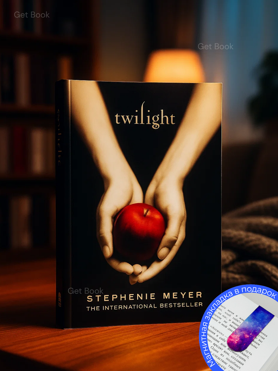Книга "Twilight" Stephenie Meyer, мягкий переплет, закладки, 336 стр, черно-белые иллюстрации