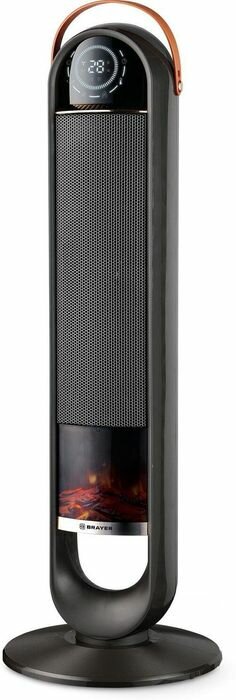 Тепловентилятор BRAYER BR4862 2000 Вт до 20 м2 черный