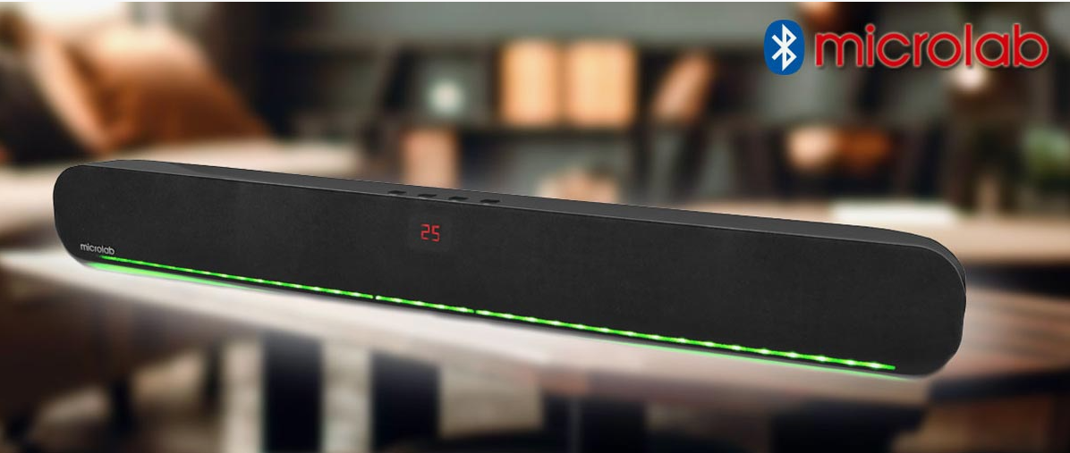 Звуковая колонка Microlab Soundbar-04, 40 Вт, Bluetooth, пульт