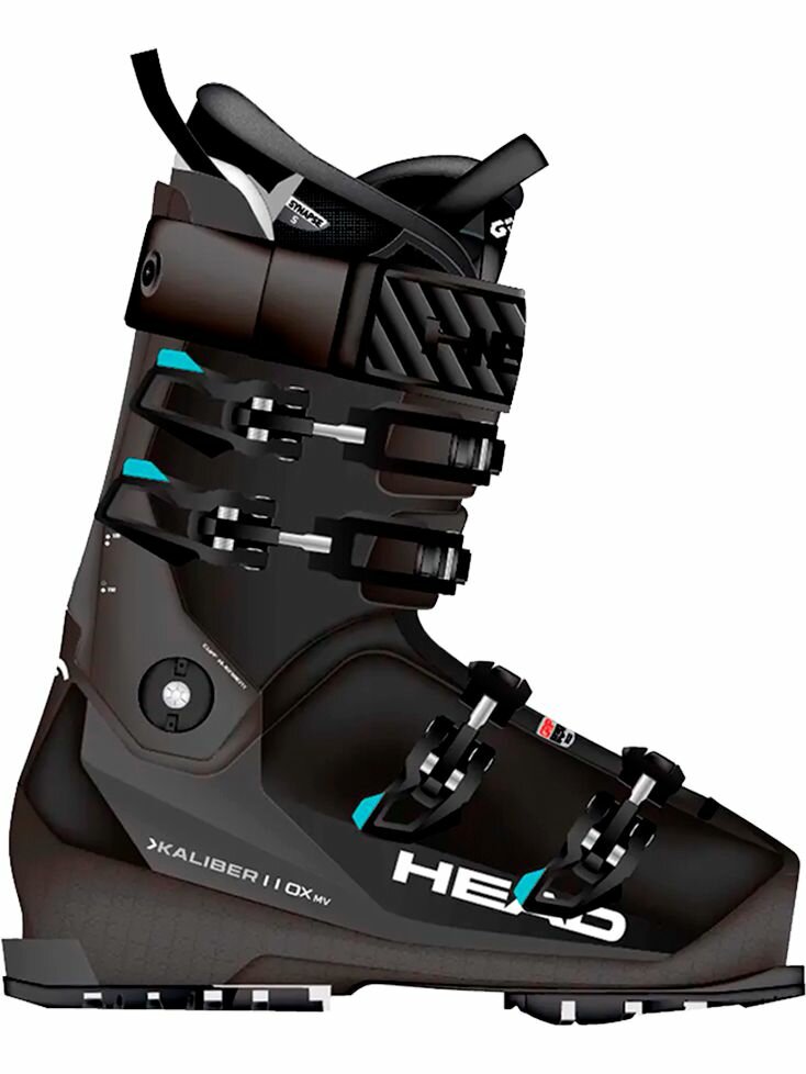 Горнолыжные ботинки мужские HEAD KALIBER 110X MV, черные-голубые, размер 30,5