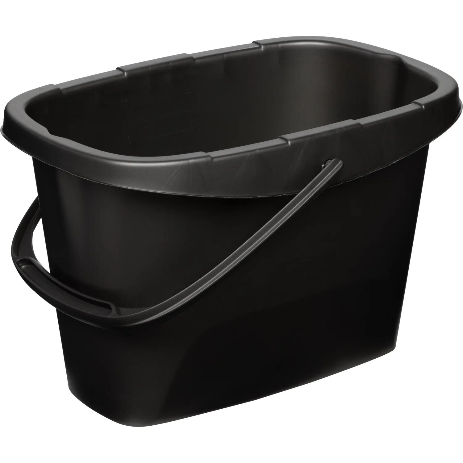 Ведро МОП c отжимом 13л Классика / Step антрацит Spin&clean — фото 1