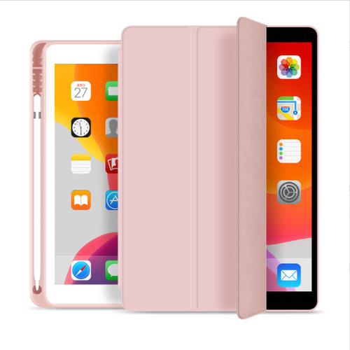 Чехол Protective Case для Apple iPad Air 4-го и 5-го поколения (2020-2022 года) с отделением для стилуса, розовый