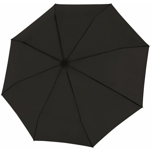 фото Мини-зонт doppler, механика, 3 сложения, купол 96 см, для мужчин, черный
