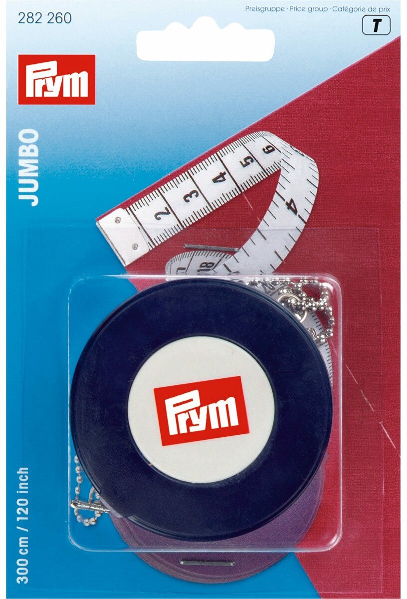 Рулетка Jumbo 300 см см/дюйм Prym, 282260