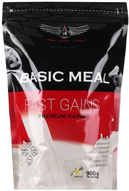 Гейнер Red Star Labs Basic Meal, 900 г, вкус: ваниль