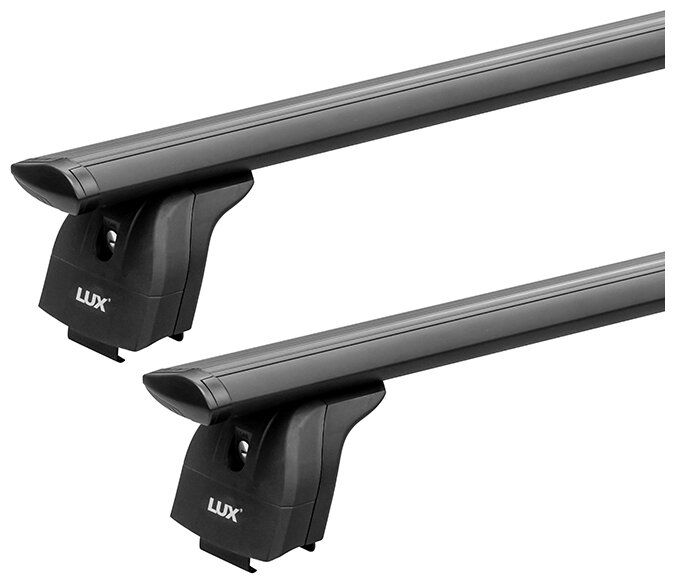 Багажник на крышу LUX черные дуги аэро-тревел (82мм) 11м на Хавал Ф7 2019-2023 арт:21360-03B