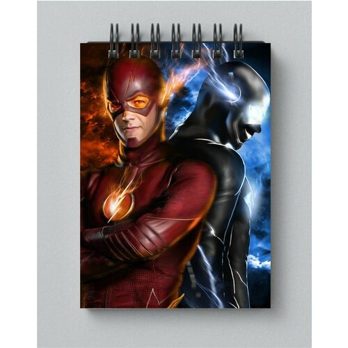 Блокнот Bugrikshop принт А5 Флэш, The Flash - TF0002