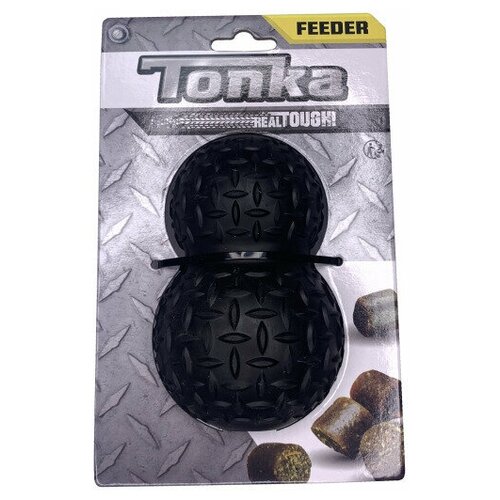 Игрушка-дозатор для собак Tonka для лакомств рифленый черный 12,7 см