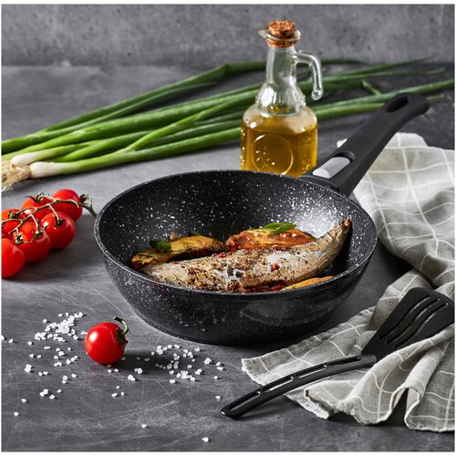 Сковорода глубокая 24 см Black stone