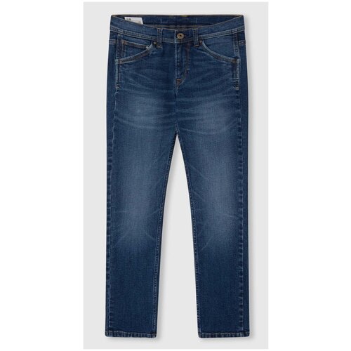 брюки (джинсы) для мальчиков, Pepe Jeans London, модель: PB201840DN2, цвет: темно-синий, размер: 32(8)