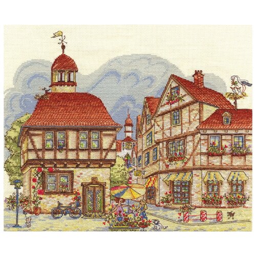 фото Набор для вышивания gm-1027 ( гм-1027 ) "счастливый городок" panna