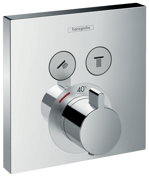 Термостат, внешняя часть, хром, Hansgrohe ShowerSelect 15763000