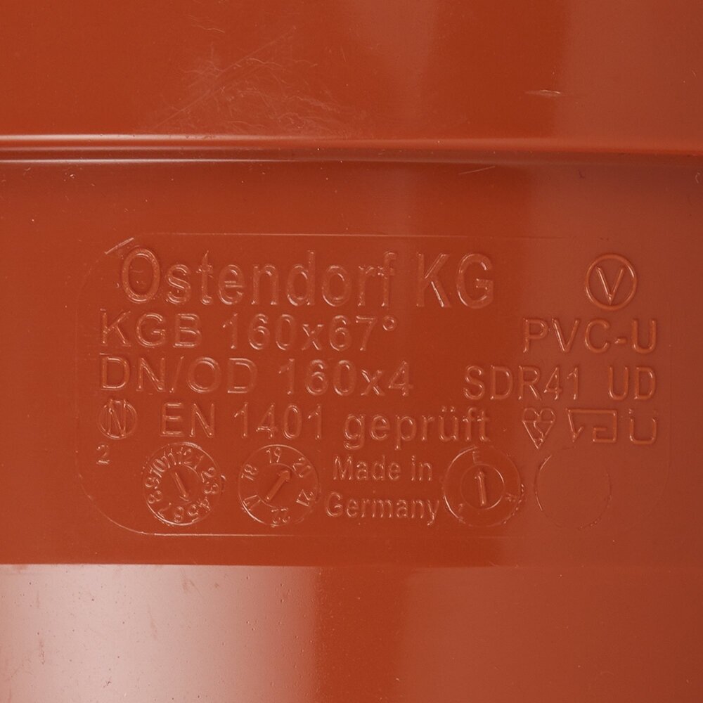 Отвод Ostendorf KGВ 160х67°, Ger - фото №4