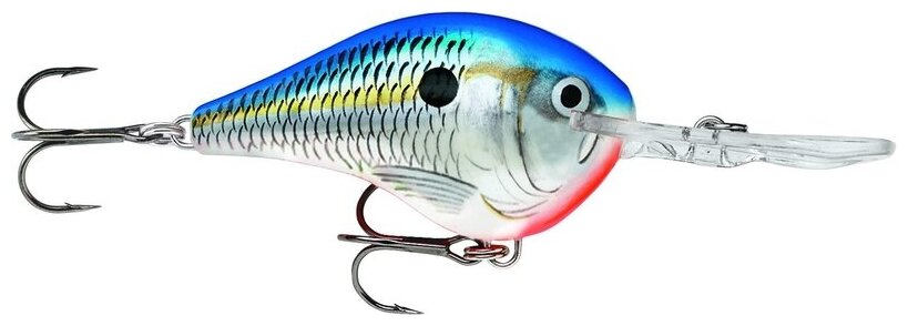 Воблер RAPALA Dives-To 06 /BSD /плавающий/ до 1,8м, 5см, 13гр