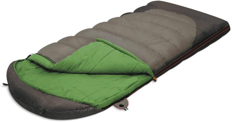 Мешок спальный Alexika SUMMER WIDE PLUS одеяло, оливковый , левый, 9259.01072