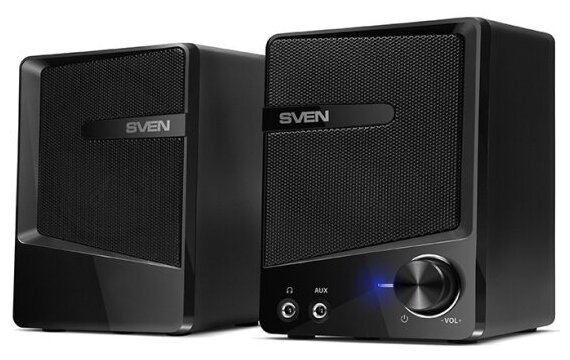 Колонки 2.0 Sven 248 чёрный (6W, питание USB) (SV-016333)