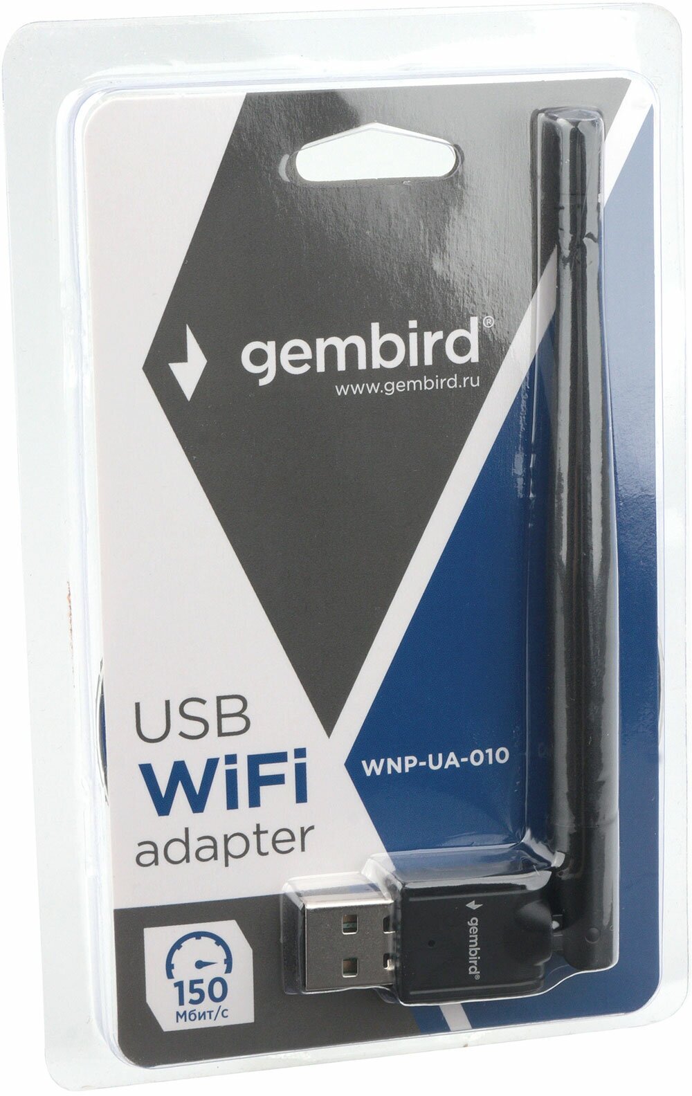 Wi-Fi адаптер Gembird USB 802.11b/g/n WNP-UA-010