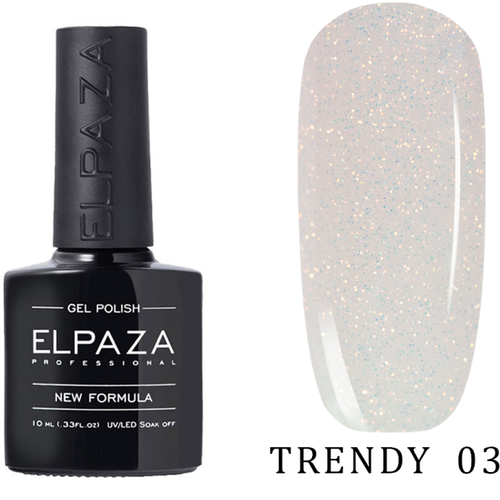 ELPAZA гель-лаки Trendy, 10 мл, № 03