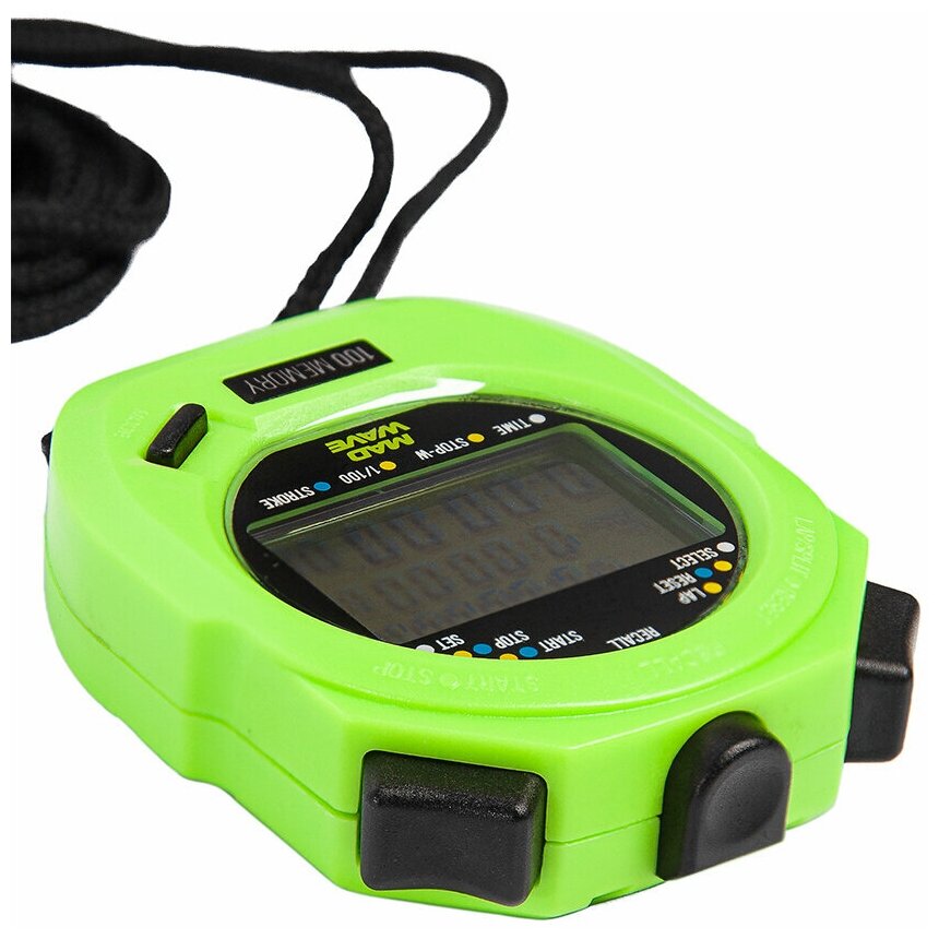 Секундомер профессиональный спортивный Mad Wave Stopwatch SW-100, M1402 ...