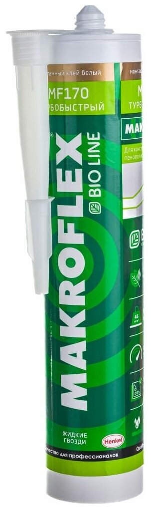 Makroflex Клей Bio Line MF170 Турбобыстрый 400гр Б0023025 2679598