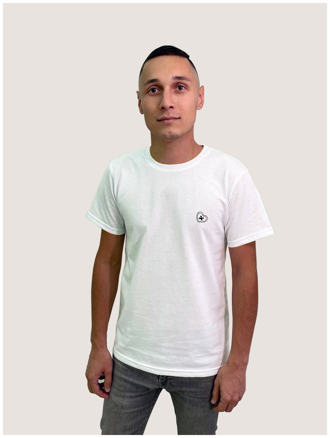 Футболка minimal trend, размер 3XL, белый