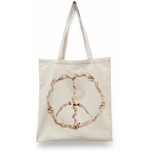 фото Сумка шоппер каждому своё, бежевый