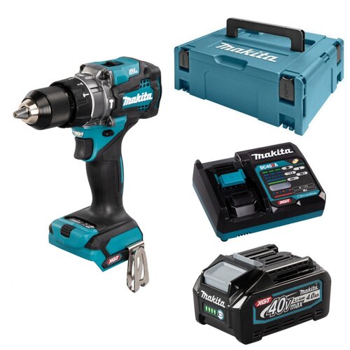 Дрель-шуруповерт ударная аккумуляторная 140Нм 40В XGT Li-Ion 1x4Ач Makita HP001GM101