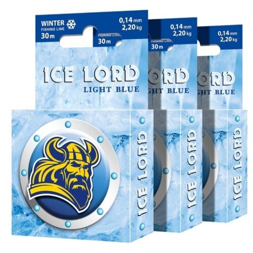 фото Леска зимняя ice lord light blue aqua