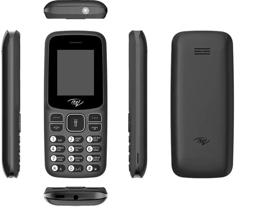 Телефон сотовый кнопочный ITEL IT2163N DS Black