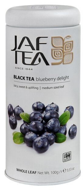 Чай черный Jaf Tea Platinum collection Blueberry delight, 100 г, 1 пак. - фотография № 1