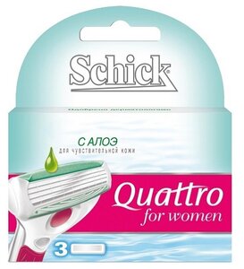 Фото Schick Quattro for Women Сменные кассеты