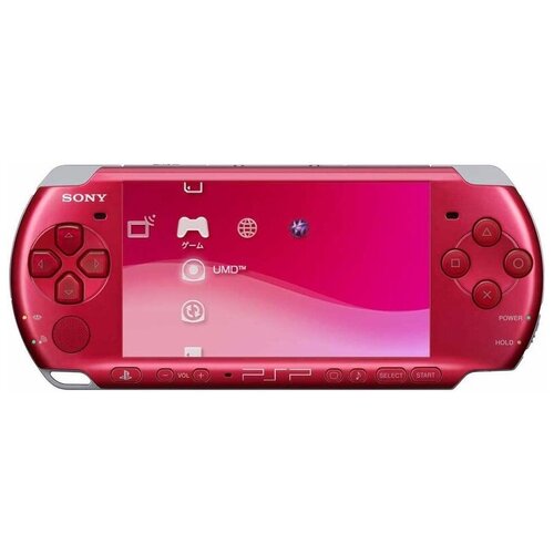Sony PSP 3000 красный цвет 16GB Memory Stick 10 игр 1998000₽