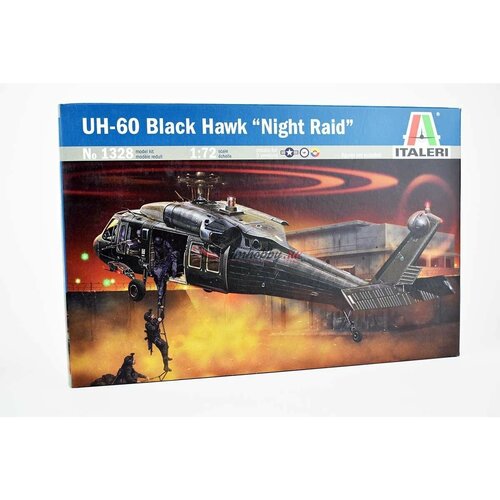 ITALERI Сборная модель вертолет UH-60/MH-60 BLACK HAWK NIGHT RAID 1:72 (1328)