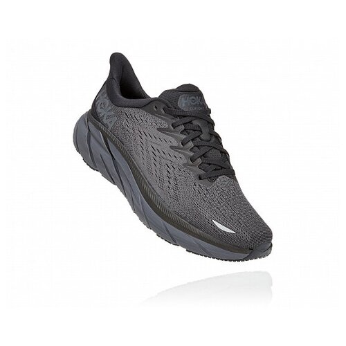 фото Кроссовки hoka clifton 8, демисезон/лето, беговые, полнота d, размер us8.5d/uk8/eu42/jpn26.5, черный