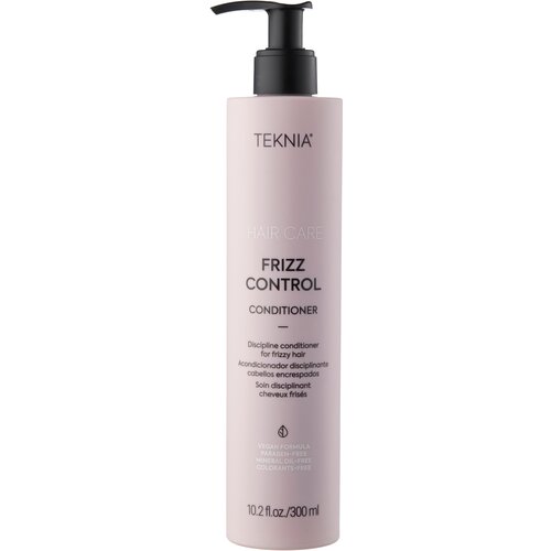 Lakme кондиционер Teknia Frizz Control дисциплинирующий для непослушных или вьющихся волос, 300 мл маска для непослушных или вьющихся волос lakme teknia frizz control treatment 1000 мл