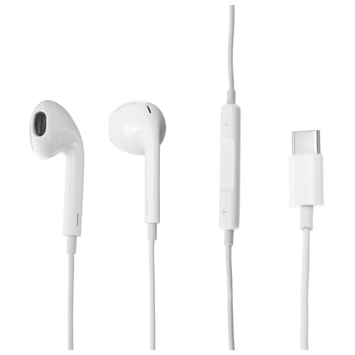 Наушники Luazon VBT 113 вкладыши микрофон разъем Type-C белые 614₽
