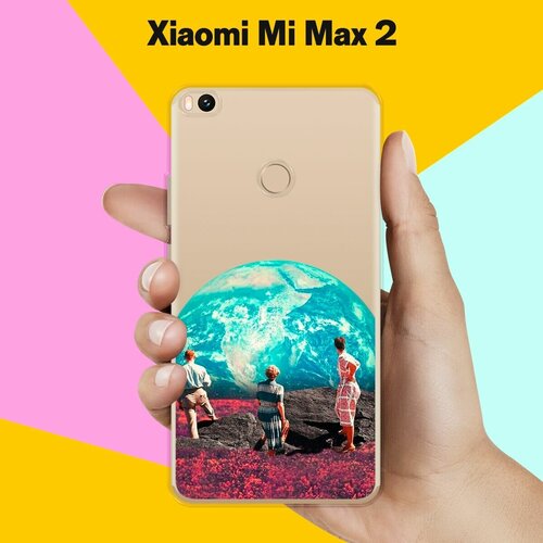 Силиконовый чехол на Xiaomi Mi Max 2 Вид на Землю / для Сяоми Ми Макс 2