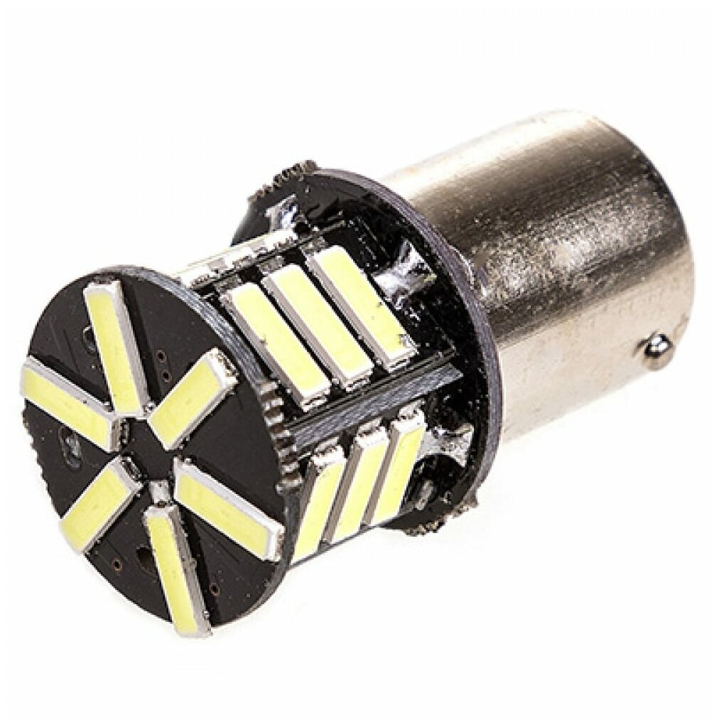 Автолампа Диод S25 (P21w) 12v 21smd Диод Ba15s 1-Конт Skyway Противотуманные Стопы Задний Ход Повороты Skyway арт. S08201364