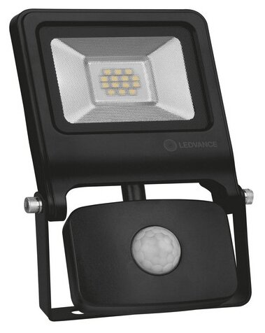 Прожектор Ledvance-osram FLOODLIGHT VALUE SENSOR 10 W 800lm 4000 K IP65 BK OSRAM-LEDVANCE с сенсором