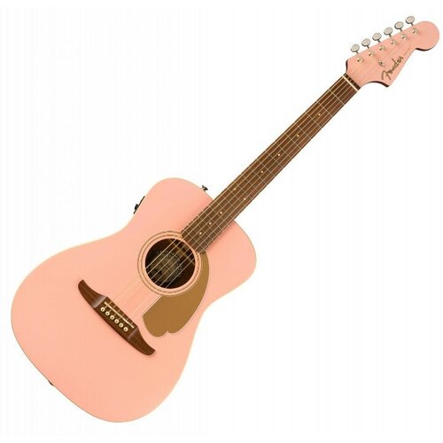 Электроакустическая гитара Fender Malibu Player Shell Pink