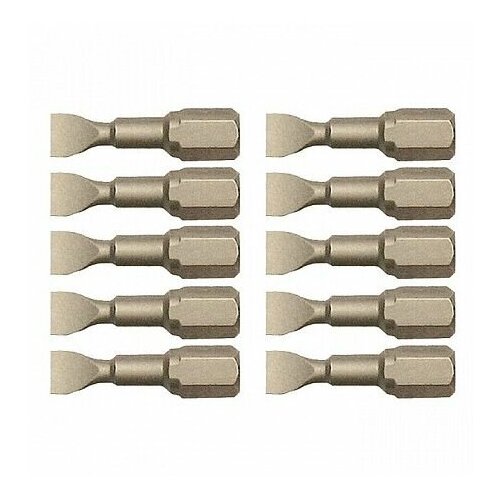 Насадка Standard SL1.6x8.0, 25 мм, E-form (MZ), 10 шт. Makita P-06242