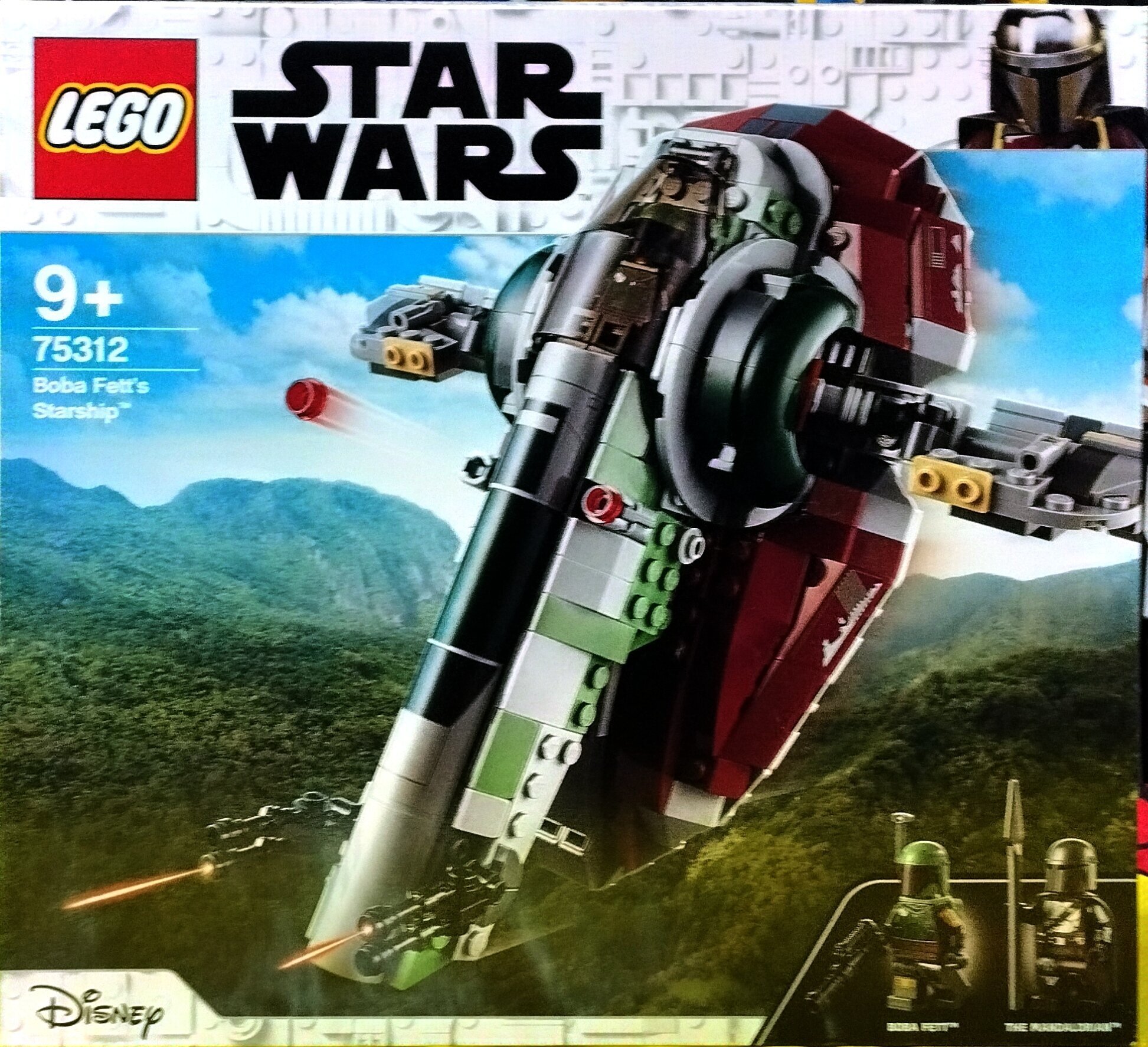 Конструктор LEGO Star Wars 75312 Mandalorian Звездолет Бобы Фетта, 593 дет.