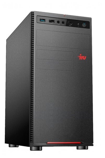 Настольный компьютер iRu Home 315 MT (1162618) Mini-Tower/Intel Core i5-9400F/8 ГБ/1 ТБ HDD/NVIDIA GeForce GTX 1050 Ti/DOS