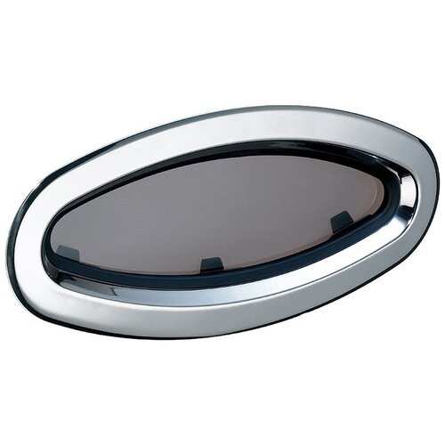 Lewmar Иллюминатор, нерж. сталь, размер 1RE, фиксированный, овальный, белая рамка