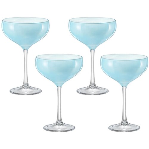 Набор креманок 4штуки Пралине 180мл цвет светло-голубой 40919/180/D5249