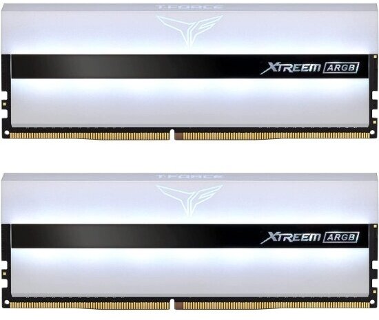 Оперативная память Teamgroup Team Group T-Force Xtreem ARGB 32GB (16GB x2) DDR4-3600 White (TF13D432G3600HC18JDC01)