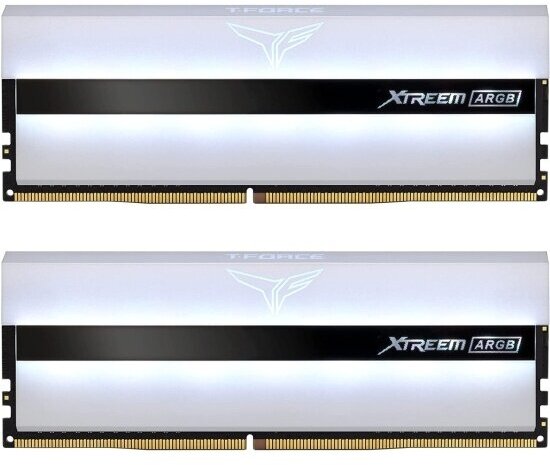 Оперативная память Team Group T-Force Xtreem ARGB 32GB (16GB x2) DDR4-3600 White (TF13D432G3600HC18JDC01)