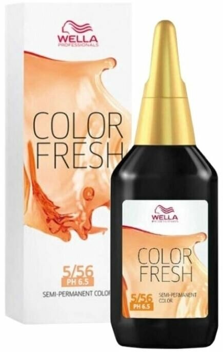 Wella Professionals Color fresh Теплые тона 75 мл, оттенок 7/44, 7/44 блонд красный интенсивный (Wella Professionals, ) - фото №15